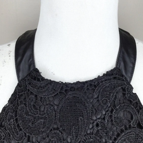 Astr Black Lace Mini Dress Size XS - Picture 4 of 7